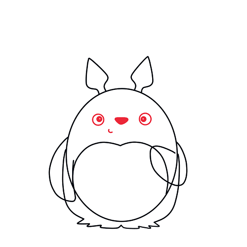 Cách vẽ Totoro - Dạy Vẽ