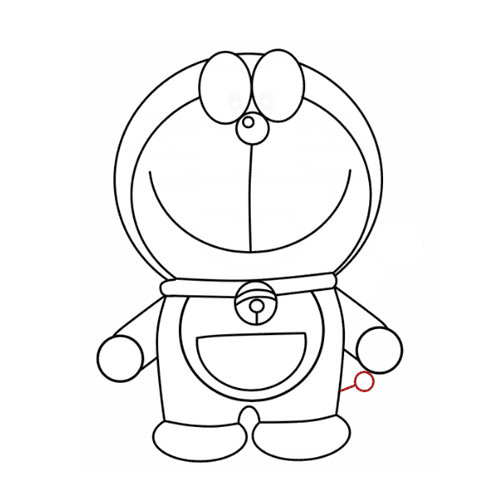 Cách vẽ Doraemon - Dạy Vẽ