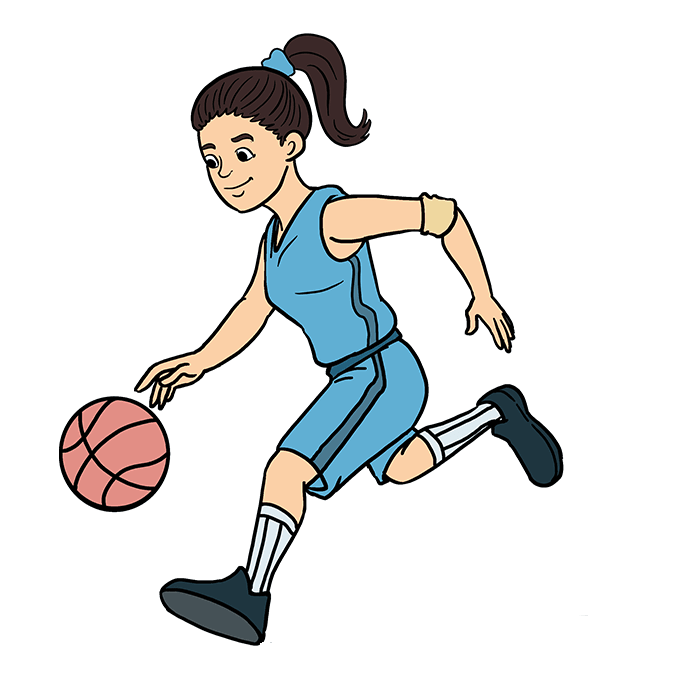 Cách vẽ cầu thủ bóng rổ - Dạy Vẽ