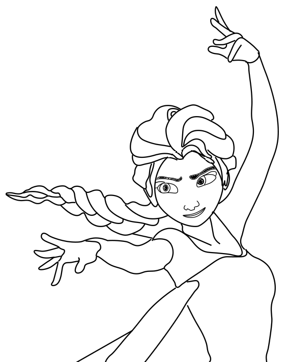 Cách vẽ công chúa Elsa - Dạy Vẽ
