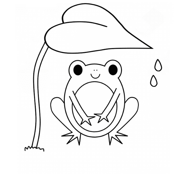 cách vẽ con ếch đơn giản