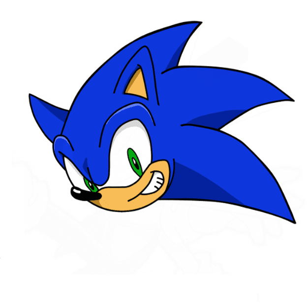 Cách vẽ Nhím Sonic