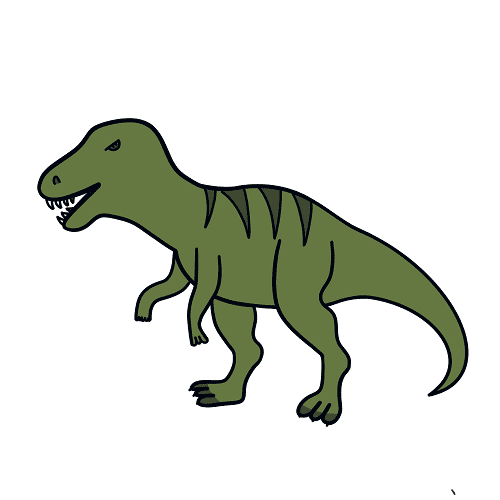 Cách vẽ khủng long