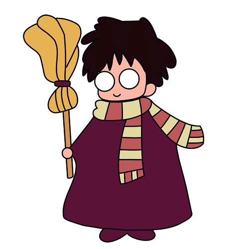 Cách vẽ Harry Potter