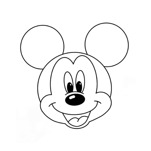 Cách vẽ chuột Mickey
