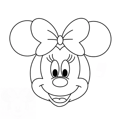 Cách vẽ chuột Minnie