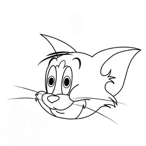 Cách vẽ mèo Tom