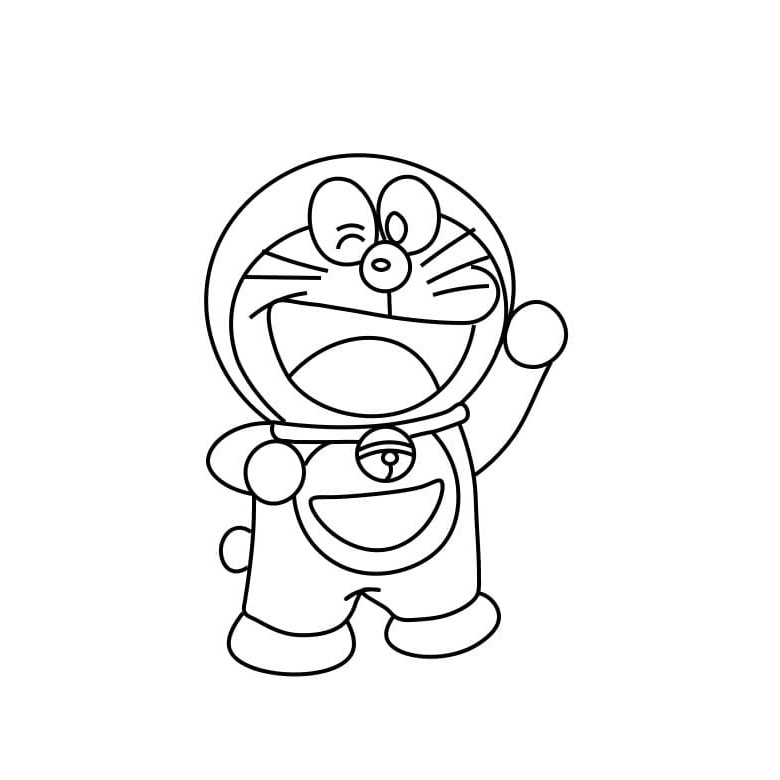 Bảo mẫu thân thiện Dạy bé vẽ Doraemon  Kỹ năng sớm cho trẻ em