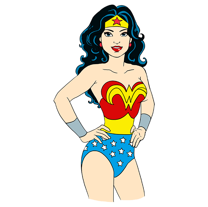 Cách vẽ Wonder Woman