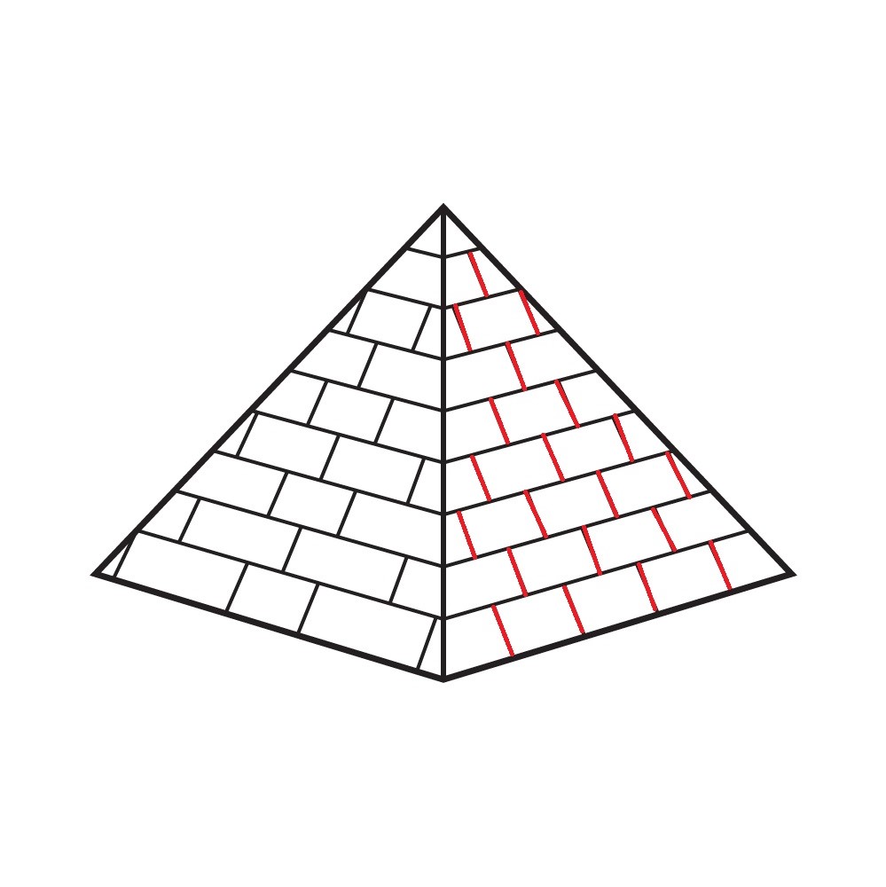 Cách vẽ Kim tự tháp - Dạy Vẽ