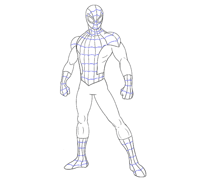 Hướng dẫn vẽ tranh tô màu siêu nhân người nhện Spiderman  How to Draw  Spiderman  YouTube