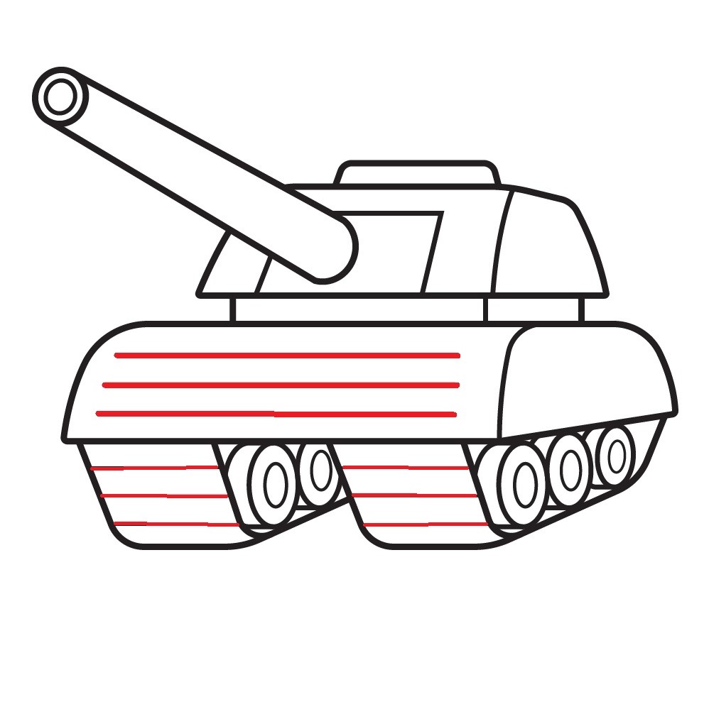 Cách vẽ xe tăng hoạt hình cách vẽ xe tăng quái vật đẹp đơn giản nhất