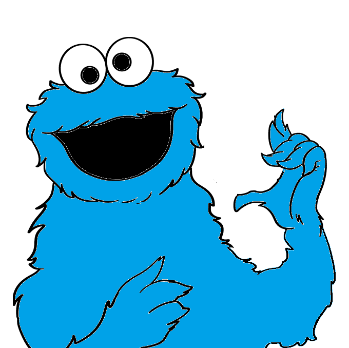 Cach-ve-Cookie-Monster-buoc-6