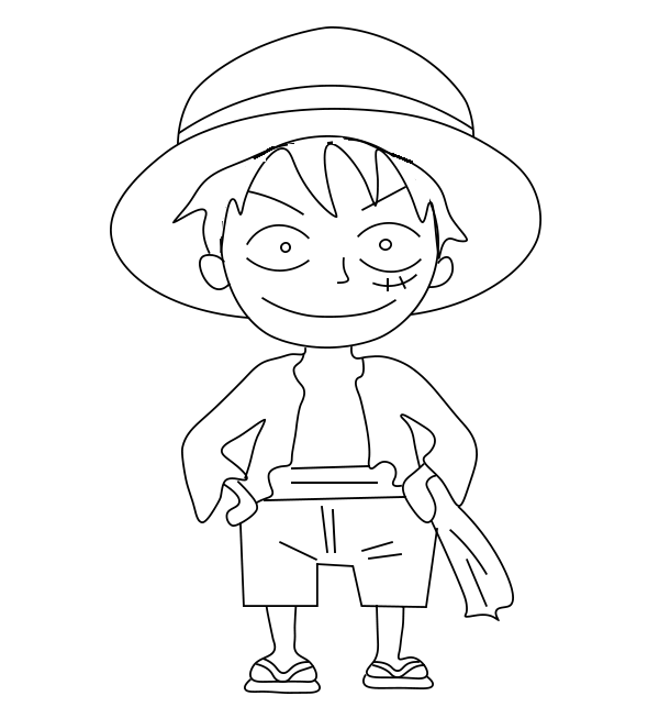 Chi tiết hơn 55 về hình vẽ luffy  Du học Akina