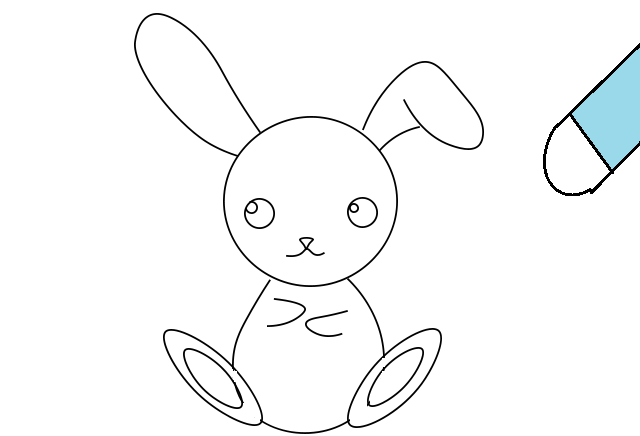 Hình ảnh Bản Vẽ đơn Giản Của Một Con Thỏ Với Bản Phác Thảo Phác Thảo Tai  Vectơ PNG  Vẽ Hoạt Hình Con Thỏ Phác Thảo Phim Hoạt Hình Thỏ Tranh
