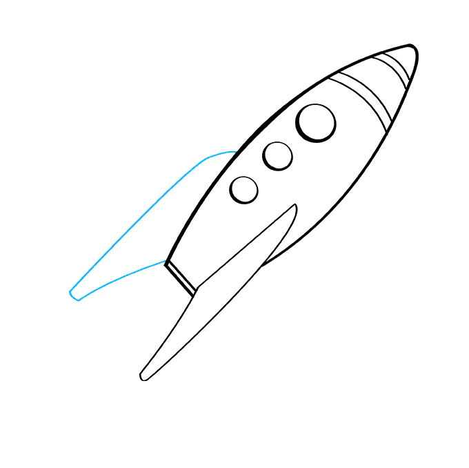 Cách vẽ tên lửa - Dạy Vẽ