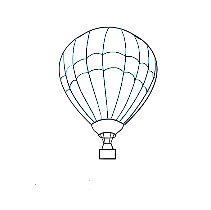 Cách vẽ Khinh khí cầu