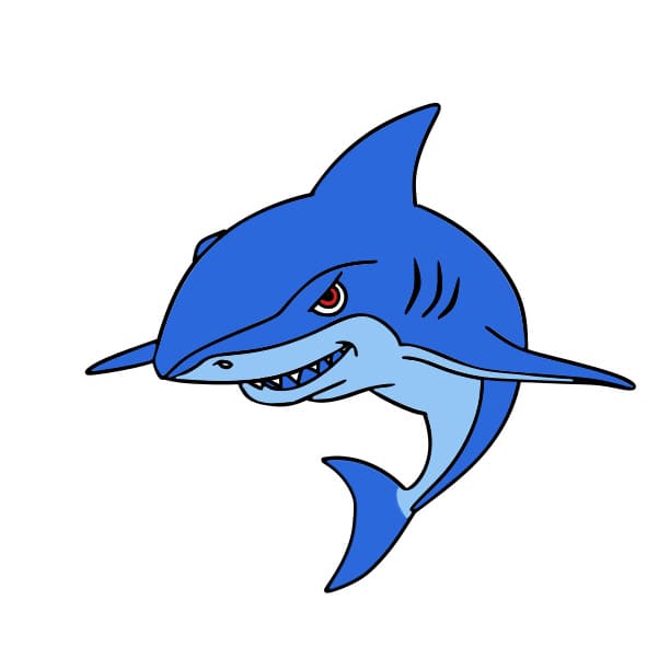 Vẽ Cá mập  wikiHow