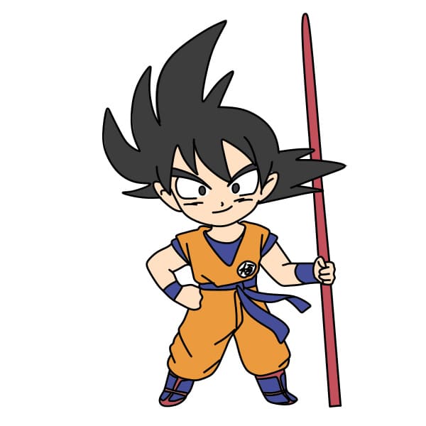 Cách vẽ Son Goku - Dạy Vẽ