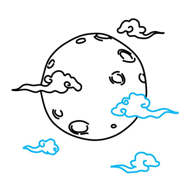 200 tranh tô màu mặt trăng đẹp và dễ thương nhất Update 2023