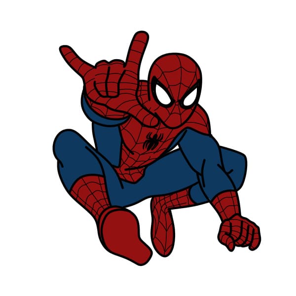 Vẽ người nhện là một trải nghiệm tuyệt vời cho bất kỳ ai yêu thích siêu anh hùng này. Hãy đến và chiêm ngưỡng bức tranh đầy sáng tạo này về Spider Man.