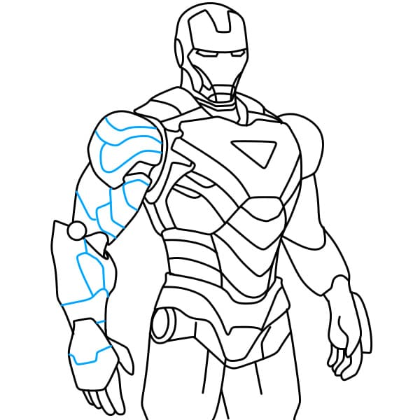 Vẽ mặt nạ Iron Man  Vẽ Hoạt Hình