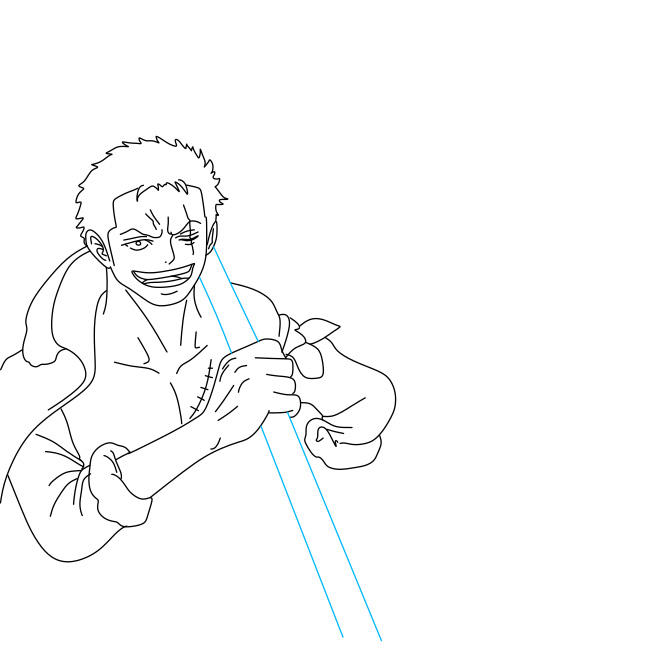 How To Draw One Piece Character  Zoronoa Zoro   Drawing Manga Blog