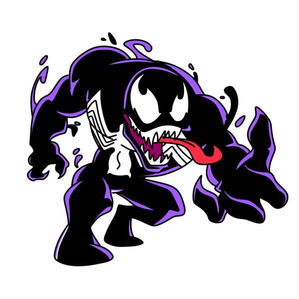 Cách vẽ Venom