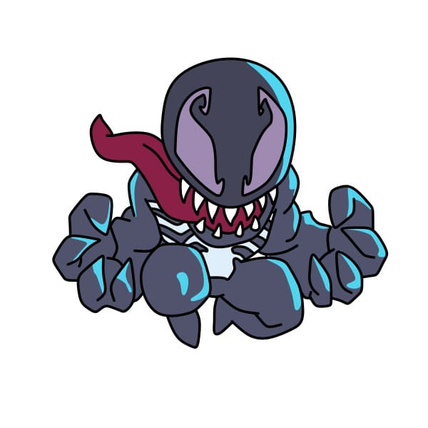Cách vẽ Venom - Dạy Vẽ