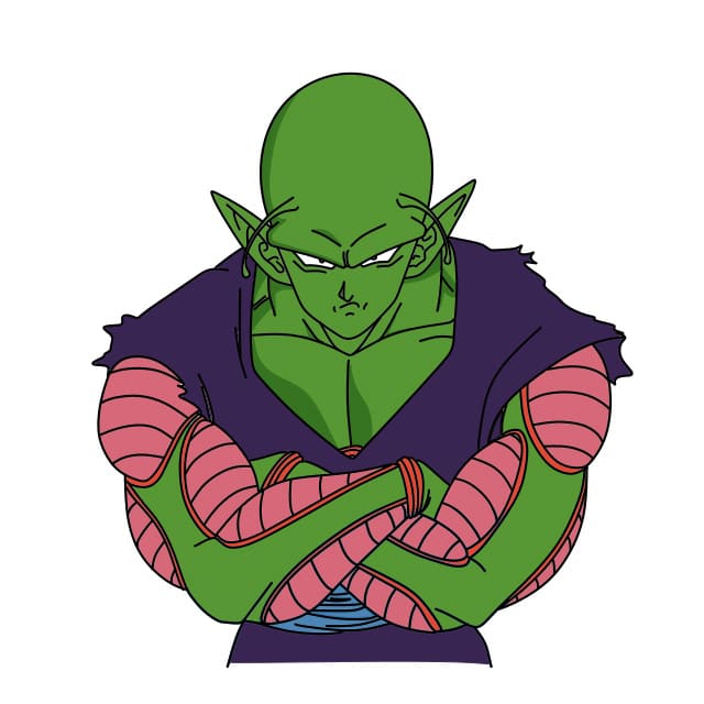 Cách vẽ nhân vật Piccolo