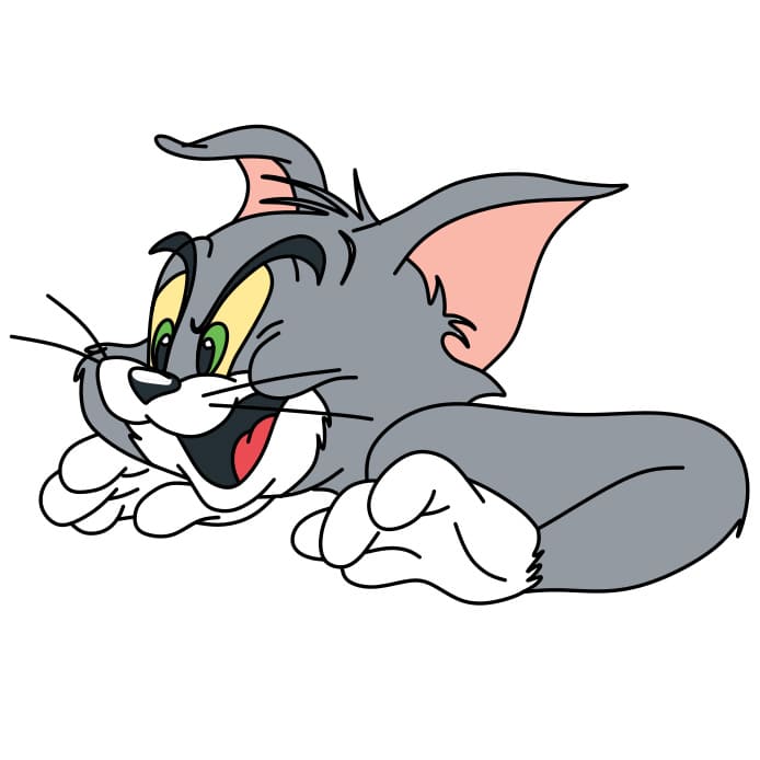 Cách vẽ mèo Tom và chuột Jerry - Dạy Vẽ