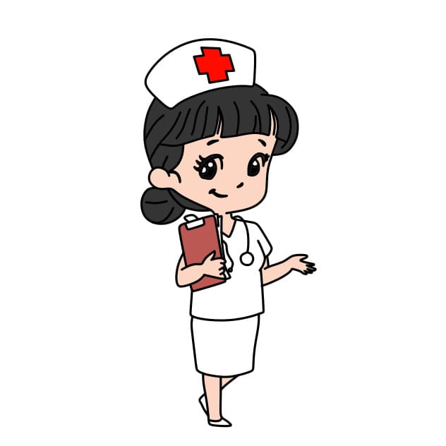 Cách vẽ cô y tá