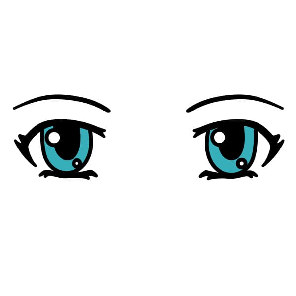 Cách vẽ biểu cảm của đôi mắt