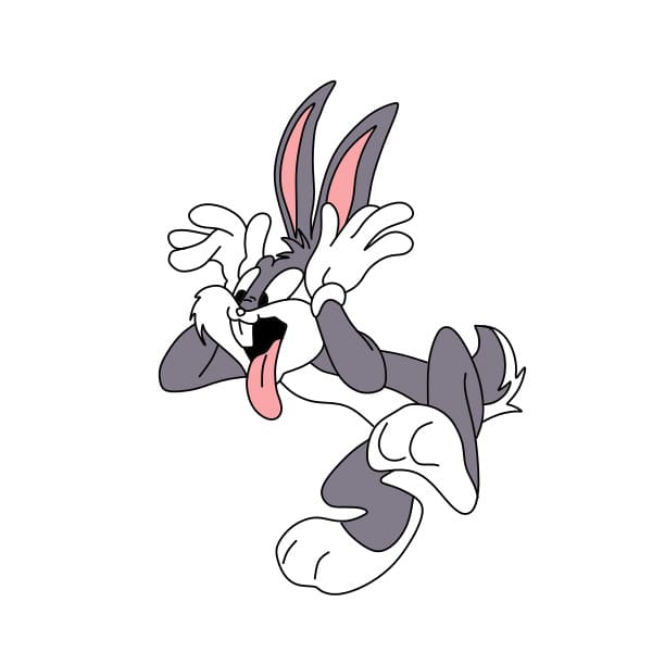 Cách vẽ Bugs Bunny