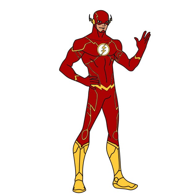 Cách vẽ The Flash