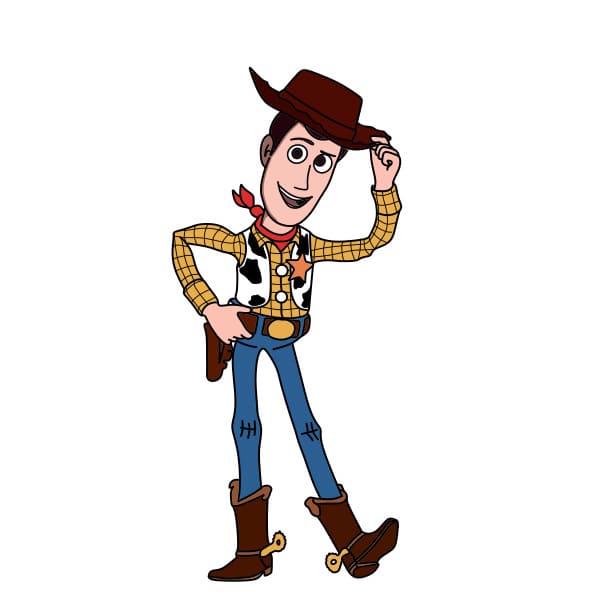 Cách vẽ Woody