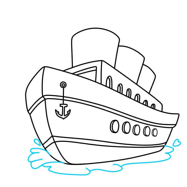 Cách vẽ Tàu Thủy  Dạy Vẽ