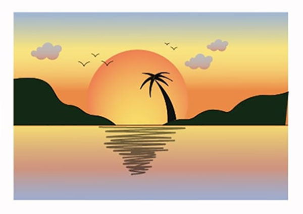 Sunset-drawing-pic-9