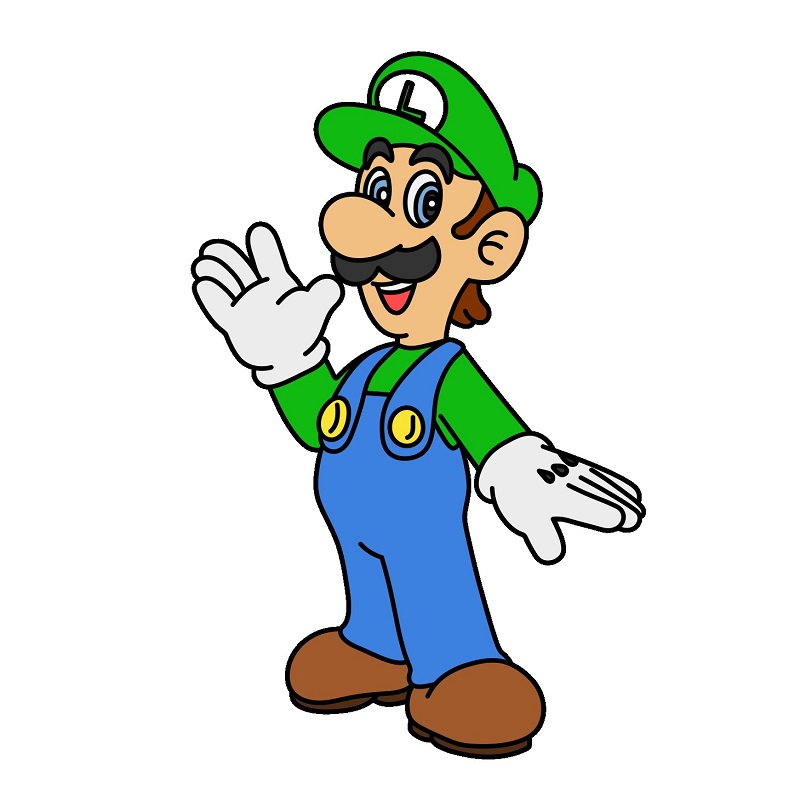 Cách vẽ Luigi