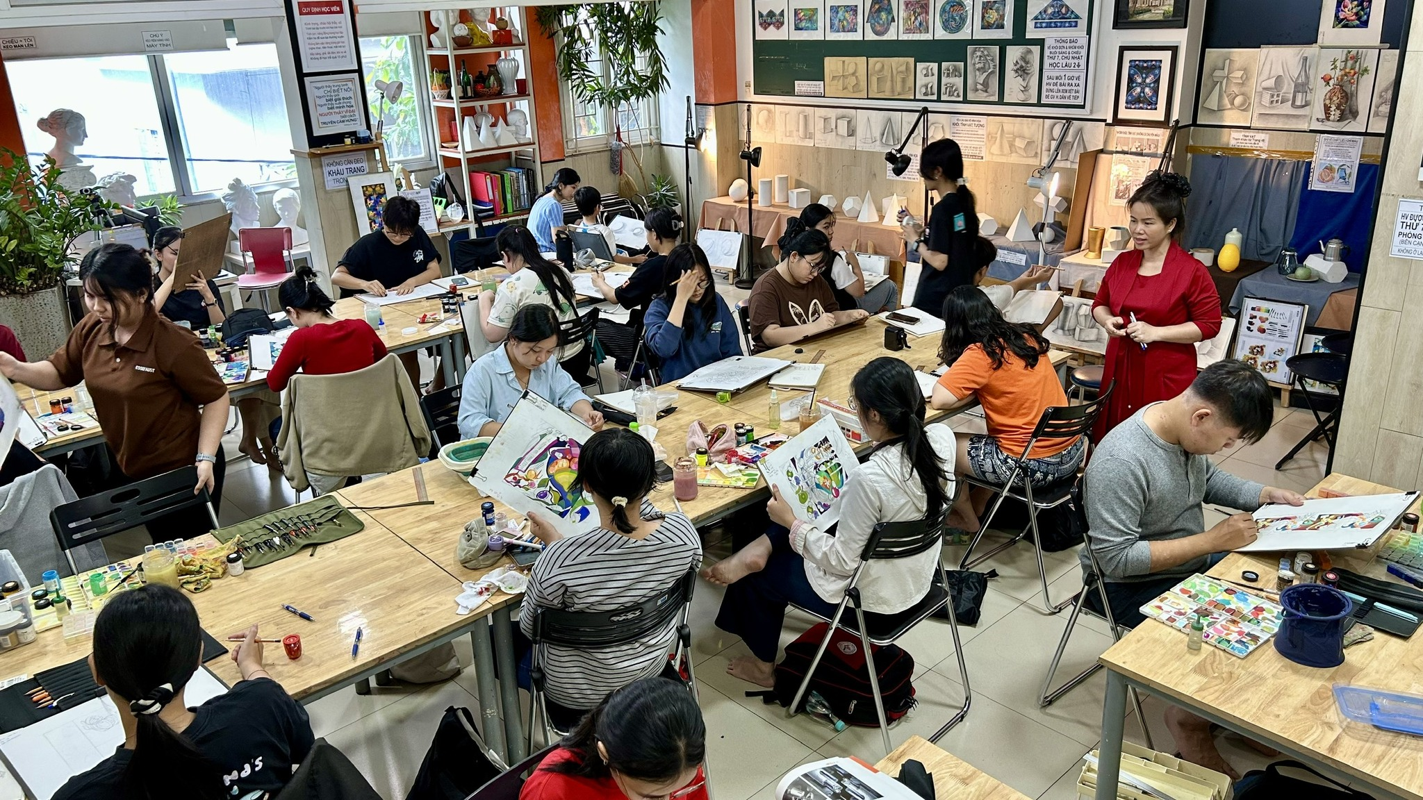 Chọn lớp Mỹ thuật phù hợp nhất ở khu vực Xuân Thới Sơn, TP HCM