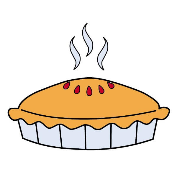 Cách vẽ Bánh nướng