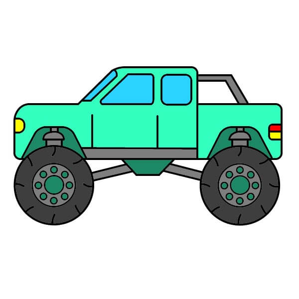 Xe tải quái vật 6-12