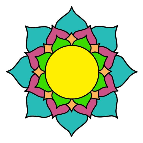 Cách vẽ Mandala 