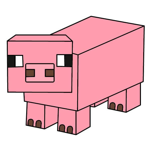 Minecraft Pig 7
