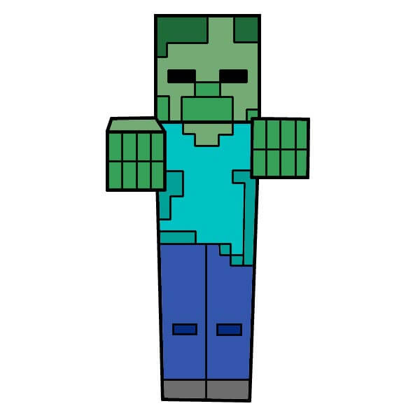 Minecraft Zombie 9