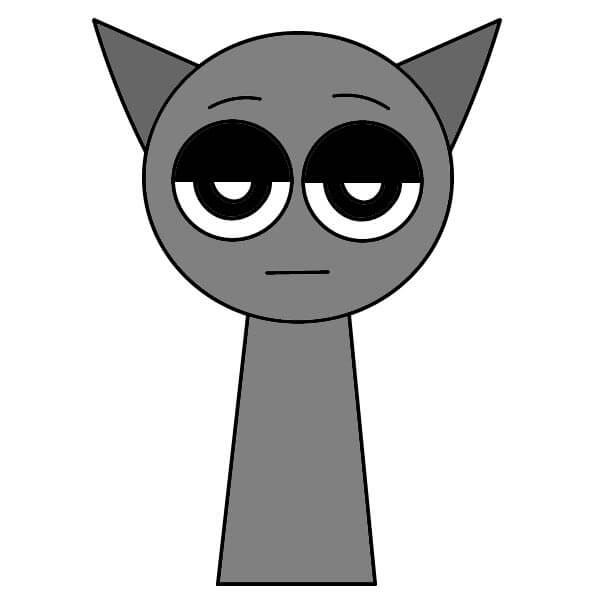 Gray Incredibox Sprunki 7