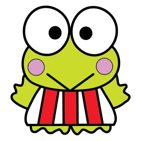 Cách vẽ Keroppi