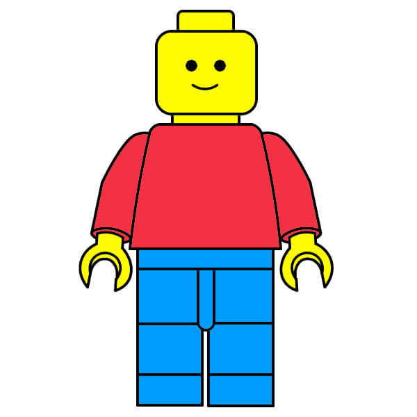 Cách vẽ Lego