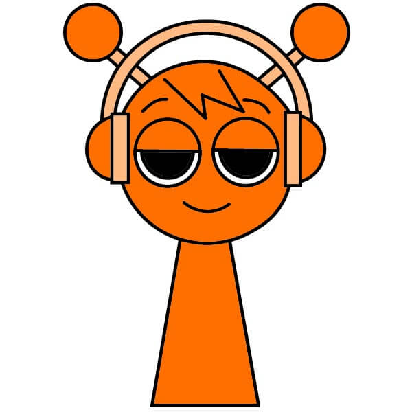 Orange Incredibox Sprunki 7