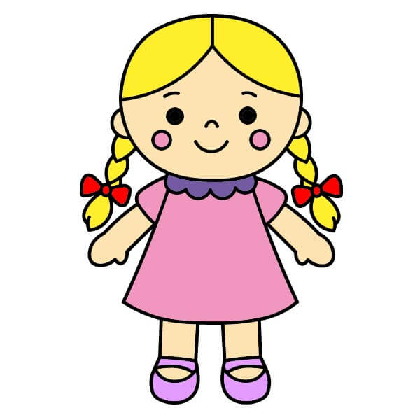 Cách vẽ Búp bê